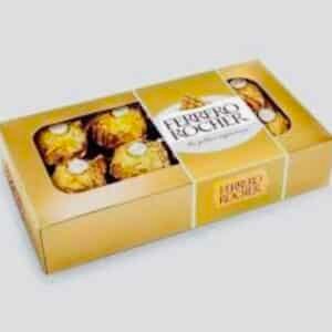 Caixa de bombom Ferrero Rocher com 8 und