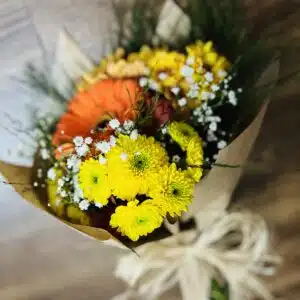 Mini buquê de flores do campo