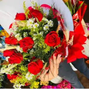 Buquê tradicional 12 Rosas