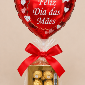 Caixa de ferrero com balão