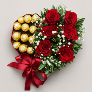 Coração de Rosas & Ferrero Rocher